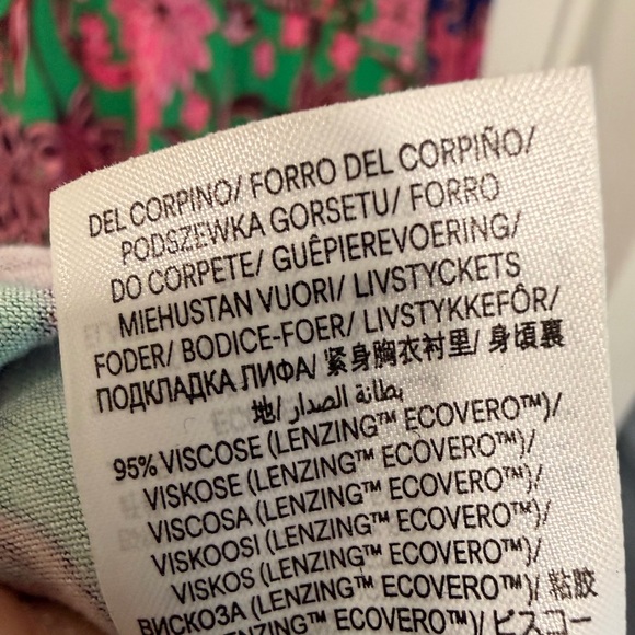 Boden ivy flocked floral dress women’s size10 95% viscose - Picture 7 of 7